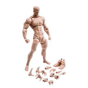 Action Figure: Super Movable Figure - Male Body (White) 1/12 [Wind Toys]