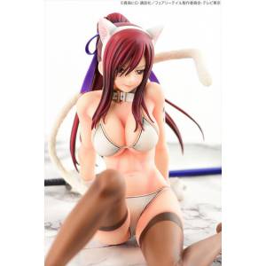 FAIRY TAIL - Erza Scarlet White Cat Gravure Style [Orca Toys]
