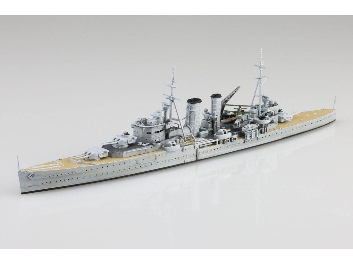1/700 Waterline No. 807: British Navy Heavy Cruiser - Exeter [Aoshima]