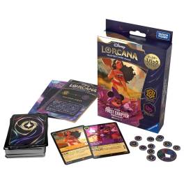 lorcana chapter 1 starter decks DISNEY TCG - THE FIRST DECK you take on the role of an Illumineer with the power to wield magical ink to summon glimmers of Disney characters Ravensburger Disney Lorcana TCG: The