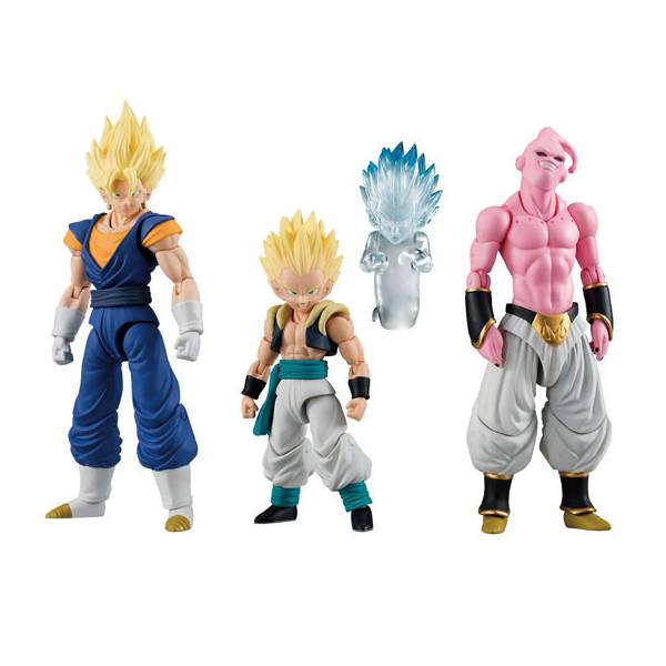 Dragon Ball Z Vegito Majin Buu Gotenks Pack Box Bandai Shodo Vol Nin Nin Game Com