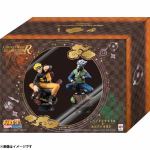 Chess Piece Collection R Premium - NARUTO Shippuden Naruto Uzumaki & Hatake Kakashi set Limited Edition [MegaHouse]