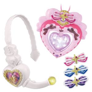 You And Idol Precure: Transformation Idol Heart Brooch & Idol Heart Income Set [Bandai]