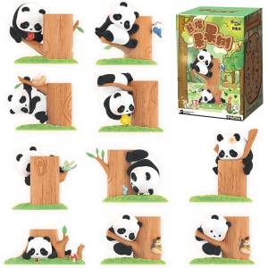 Blind Box: Panda Roll Fruit Tree Climbing Series - Flocked Mini Figure [52Toys]