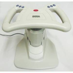 Racing Controller - White (HSS-0141) [SAT - Used / Loose]