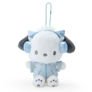Sanrio Characters: Light Blue Days - Plush Keychain - Pochacco [Sanrio]