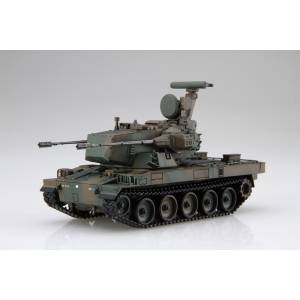 Plastic Model: ML9EX-2 Ground Self-Defense Force - Type 87 Self-Propelled Anti-Aricraft Gun (2 Units w/ Crew) 1/72 [Fujimi]