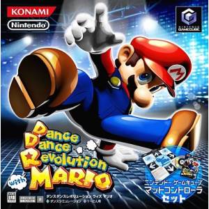 Dance Dance Revolution with Mario / Mario Mix - Mat Controller Set [NGC - Used Good Condition]
