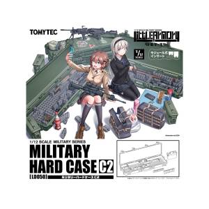 Little Armory: (LD-050) Military Hard Case C2 1/12 (Plastic Model) [Tomytec]