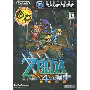 Zelda no Densetsu - 4tsu no Tsurugi + / The Legend of Zelda - Four Swords Adventures [NGC - used good condition]