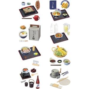 Petite Sample: Japanese Soba restaurant - 1Box 8pcs [Re-Ment]