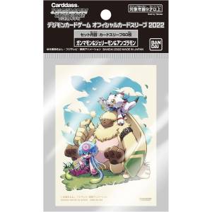 Digimon Card Game: Official Card Sleeve 2022  - Gammamon, Jellymon & Angoramon [Bandai]