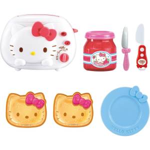Sanrio Characters: Hello Kitty Kitchen Playset - Pop-Out Bread! Toaster Set! [Bandai]