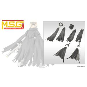 M.S.G: Dress-up Parts - Crash & Side Cloak (Black Ver.) [Kotobukiya]