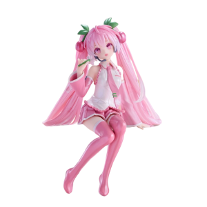Hatsune Miku: Sakura Miku 2024 - Pearl Color Ver. Noodle Stopper Figure (2nd Hand) [FuRyu]