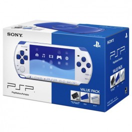 .Value Pack PSP White/Blue (neuve)