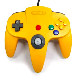 Controller N64 Yellow (officiel Nintendo) [occasion / loose]