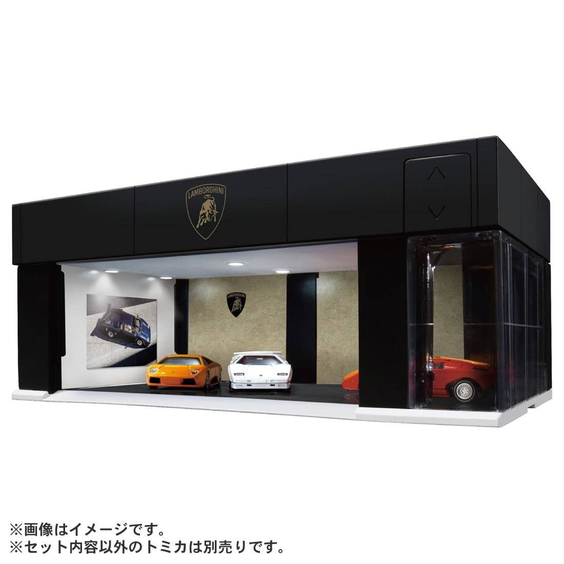 Takara Tomy Tomica Garage Premium Black Edition ‎Plastic