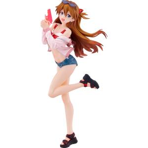 POP UP PARADE: Evangelion - Asuka Shikinami Langley (Beach Queens Ver.) (L Size) (Limited Edition) [Good Smile Company]