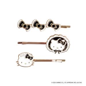 Sanrio Characters: Hello Kitty Hairpin (Set of 3) - Lovely Frill Ver. (Black) [NIC]
