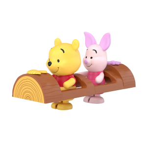 Disney Characters: Rakupla Tokotoko - Winnie the Pooh & Piglet (Set of 2) (Plastic Model) [Aoshima]