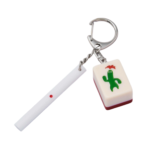 Final Fantasy XIV: Doman Mahjong Tile Keychain - Isou [Square Enix]