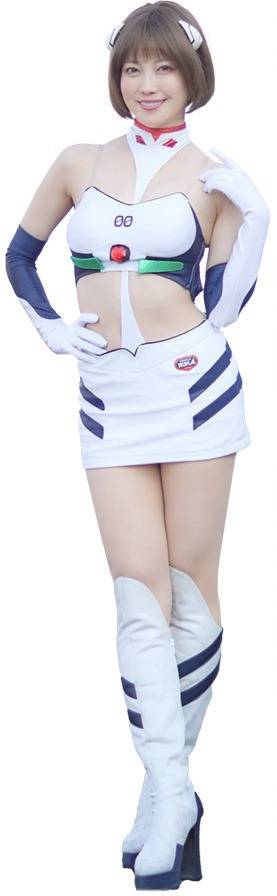 12 Real Figure Collection: Evangelion Racing Circuit Mate - Arisa Akagi / Rei Ayanami 1/12 (Plastic Model) [Hasegawa]