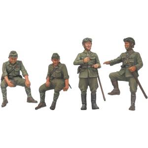 Plastic Model: Imperial Japanese Army - Tank Crew Set 2 (Reissue) 1/35 [Fine Molds]