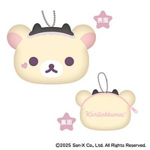 Rilakkuma: Coin Case - Plush Mascot - Korilakkuma (Little Devil Mood Ver.) [Xebec]