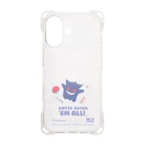 Pokémon: Shoulder strap compatible iPhone Case - Ectoplasma (iPhone16) [The Pokemon Company]