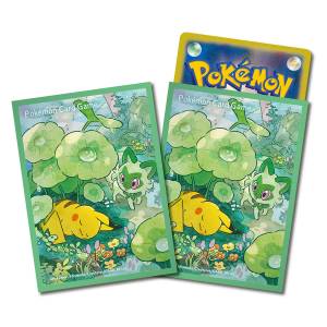 Pokémon Card Game: Deck Shield - Pikachu & Sprigatito (64 Sleeves) [ACCESSORY]
