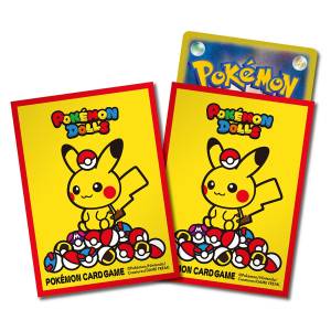Pokémon Card Game: Deck Shield - Pokemon Dolls - Red (64 Sleeves) [ACCESSORY]