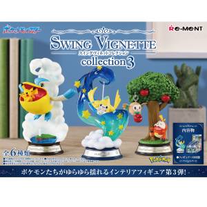 Pokémon: Swing Vignette Collection Vol.3 (6 Packs Box) (Reissue) [Re-Ment]