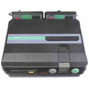 Twin Famicom Black AN-505-BK [Occasion / Loose]