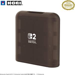 Nintendo Switch 2: Card Case - 24 Cards (Clear Black) [Hori]