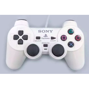 Dual Shock 2 Controller - Ceramic White [PS2 - Occasion / Loose]