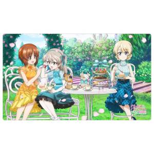 Girls & Panzer: Rubber Desk Mat - Tea Party [Curtain Damashii]