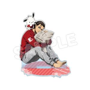 Attack on Titan x Sanrio Characters Vol.4: Acrylic Stand - Eren Yeager x Pochacco [TBS Glowdia]