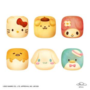 Sanrio Characters: Squishy Bread Piece - Plush Mascot Collection (6 Packs Box) [Max Limited]