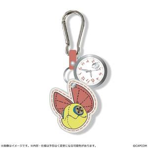 Monster Hunter Wilds: Carabiner Keychain with Leather Charm & Watch - Genma's Cook Plushie [Capcom]