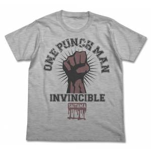 One Punch Man - College T-shirt / HEATHER GRAY - L [Goods]