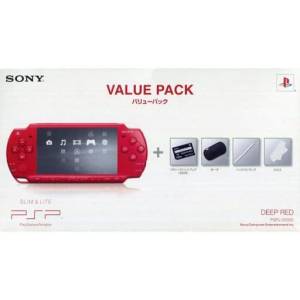 PSP Slim & Lite Deep Red Value Pack (PSPJ-20000) [Occasion BE]