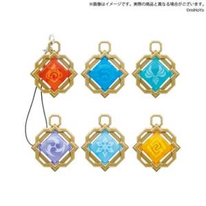 Genshin Impact: Vision (Liyue Ver.) Strap Set (6 Packs / Box) [Bushiroad]