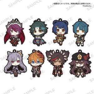 Genshin Impact: Character Rubber Strap Set Vol. 4 (8 Packs / Box) [Bushiroad]