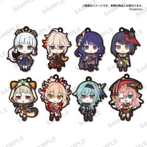 Genshin Impact: Character Rubber Strap Set Vol. 5 (8 Packs / Box) [Bushiroad]