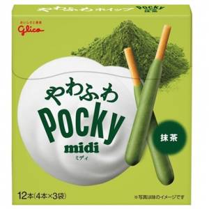 Glico Pocky Midi Matcha [Food & Snacks]