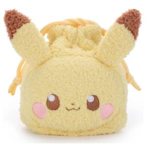 Pokémon: Poképeace Plush Drawstring Bag - Pikachu (Limited Edition) [Takara Tomy]