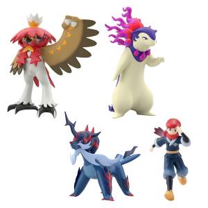 Shokugan: Pokémon Scale World - Hisui Region (Rei Team) (4 Packs Box) (Candy Toy) [Bandai]