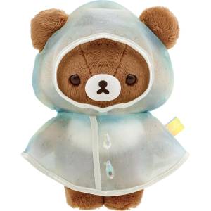Rilakkuma: Sunshine After Rain - Plush Toy - Chairoikoguma (Raincoat Ver.) [San-x]