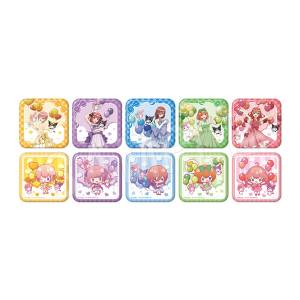 The Quintessential Quintuplets x Sanrio Characters: Square Badge Collection (Ballons & Ribbons) (10 Packs Box) [Chugai Mining]